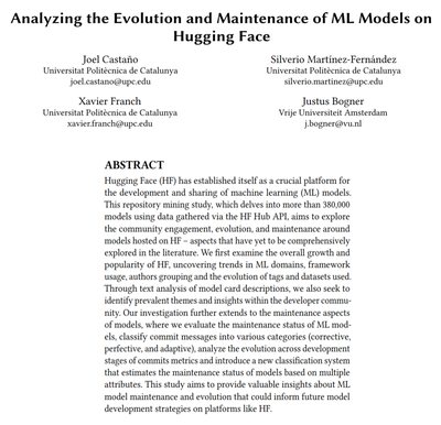 Paper accepted at MSR 2024 conference